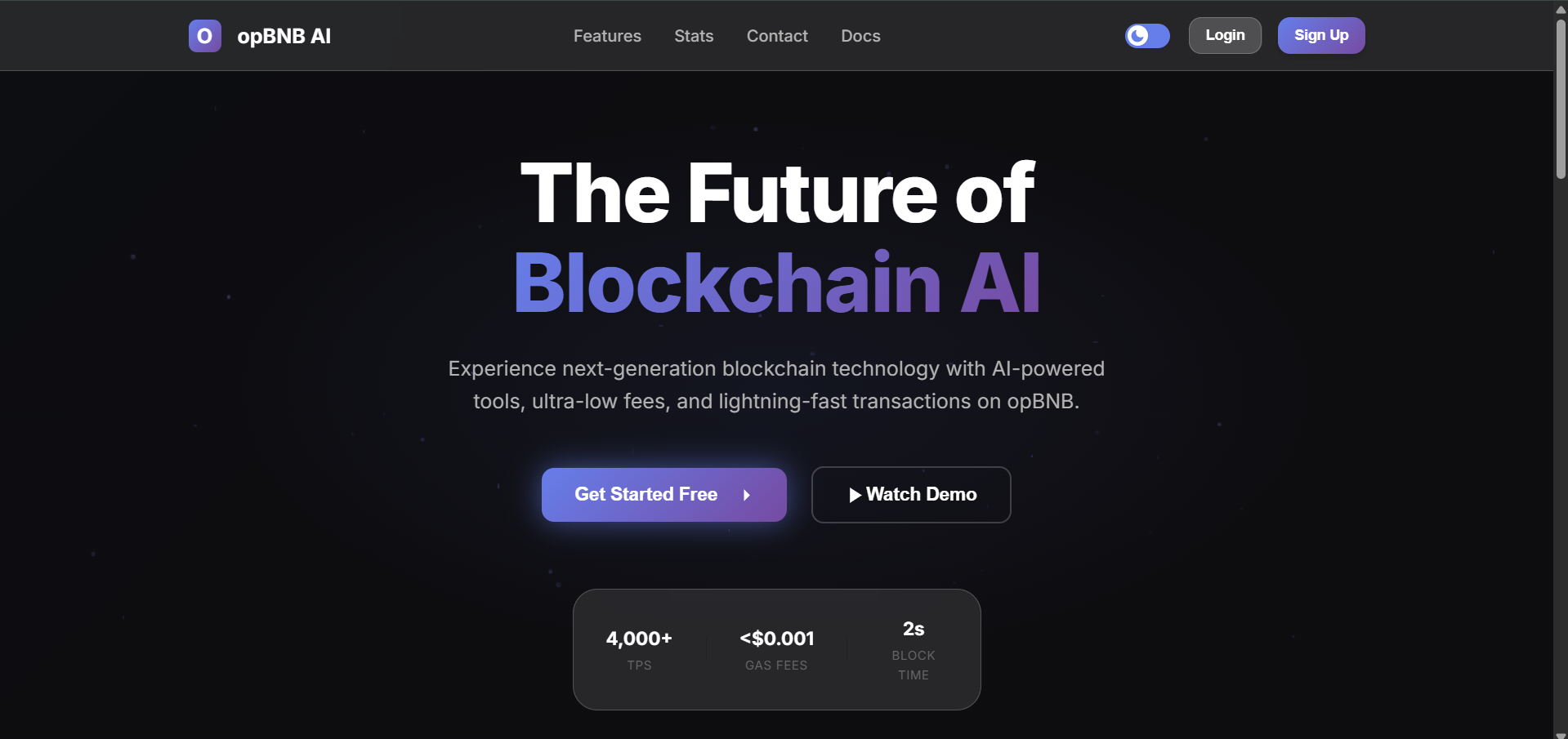 opBNB AI Assistant